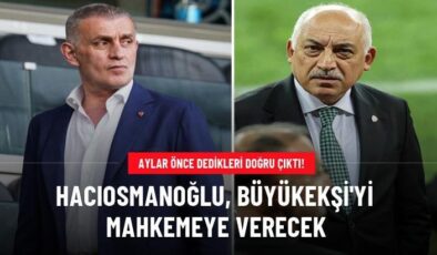 Hacıosmanoğlu, Büyükekşi’yi mahkemeye verecek