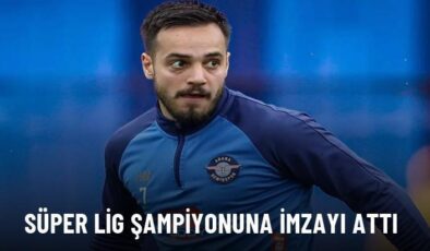 Süper Lig şampiyonuna imzayı attı