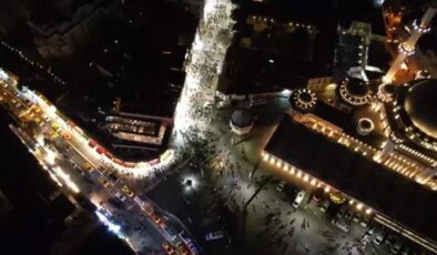 İstanbul’da yılbaşı kutlamalarının adresi Taksim Meydanı oldu