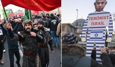 İstanbul dünyaya Gazze mesajını bu görüntülerle verdi