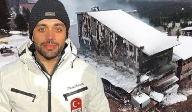Milli sporcu yangından dakikalar önce bu paylaşımı yapmış