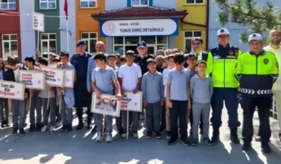 Konya’nın Hüyük İlçesinde Trafik Haftası Etkinlikleri Düzenlendi